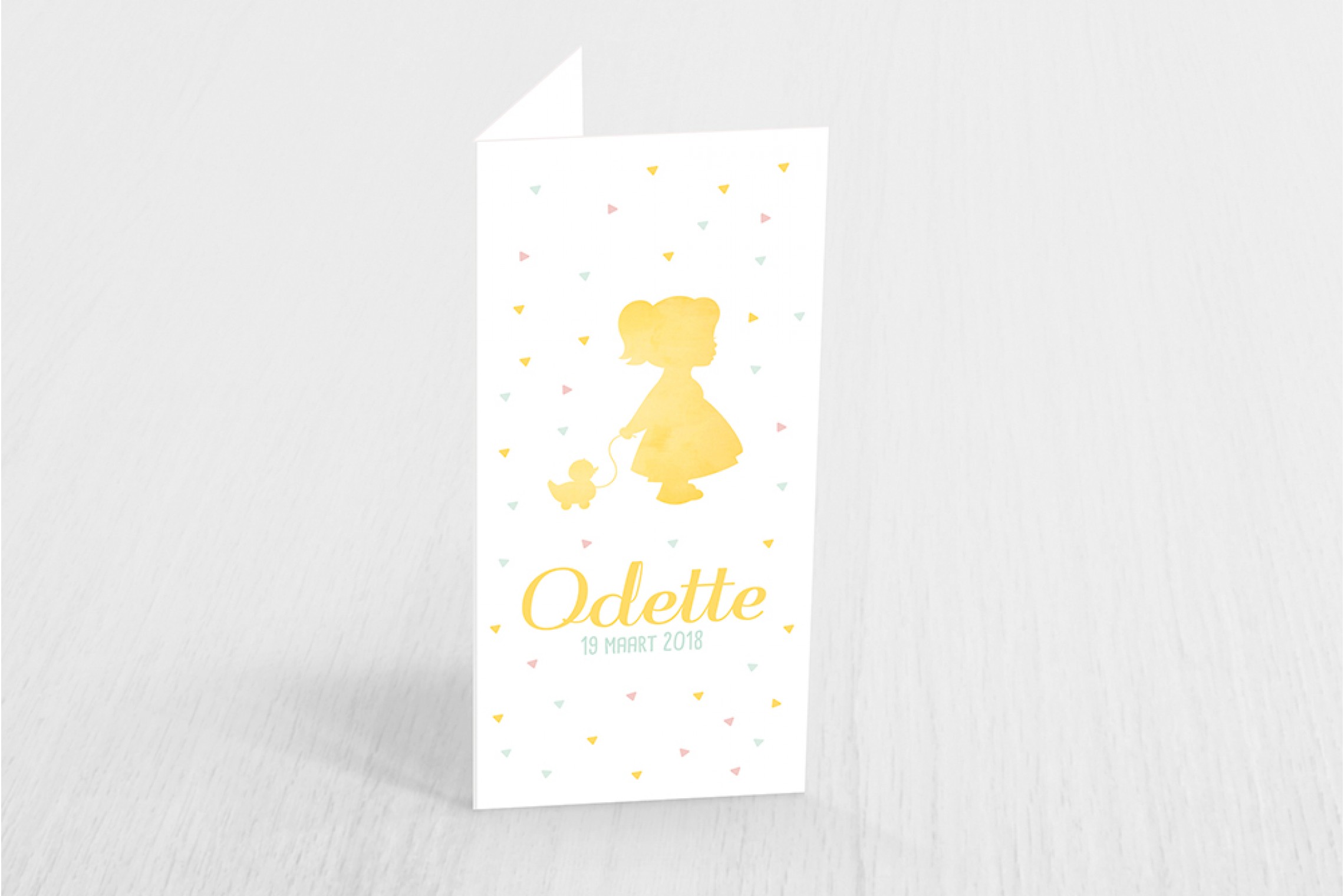 Meisje met eendje